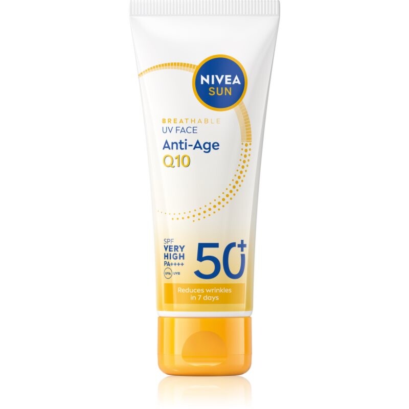NIVEA SUN Anti-Age Q10 facial sunscreen with anti-ageing effect SPF 50+ 40 ml