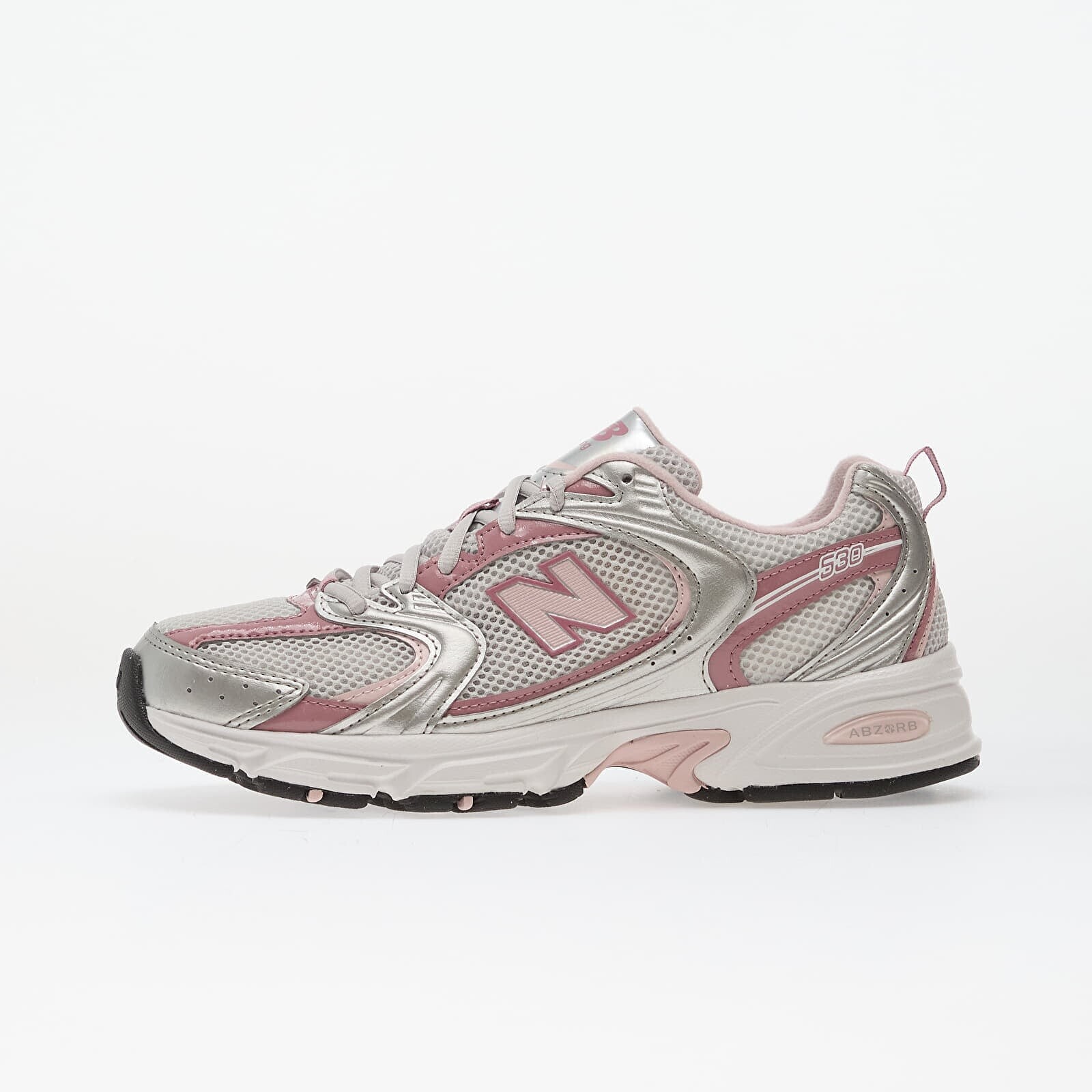 Sneakers New Balance 530 Silver Metallic/ Rosewood UK 8.5
