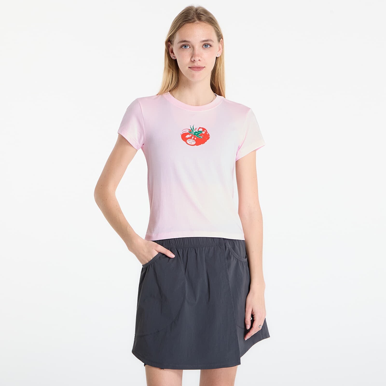 T-shirt Nike Sportswear Chill Knit Women's Slim Cropped T-Shirt Pink Foam S