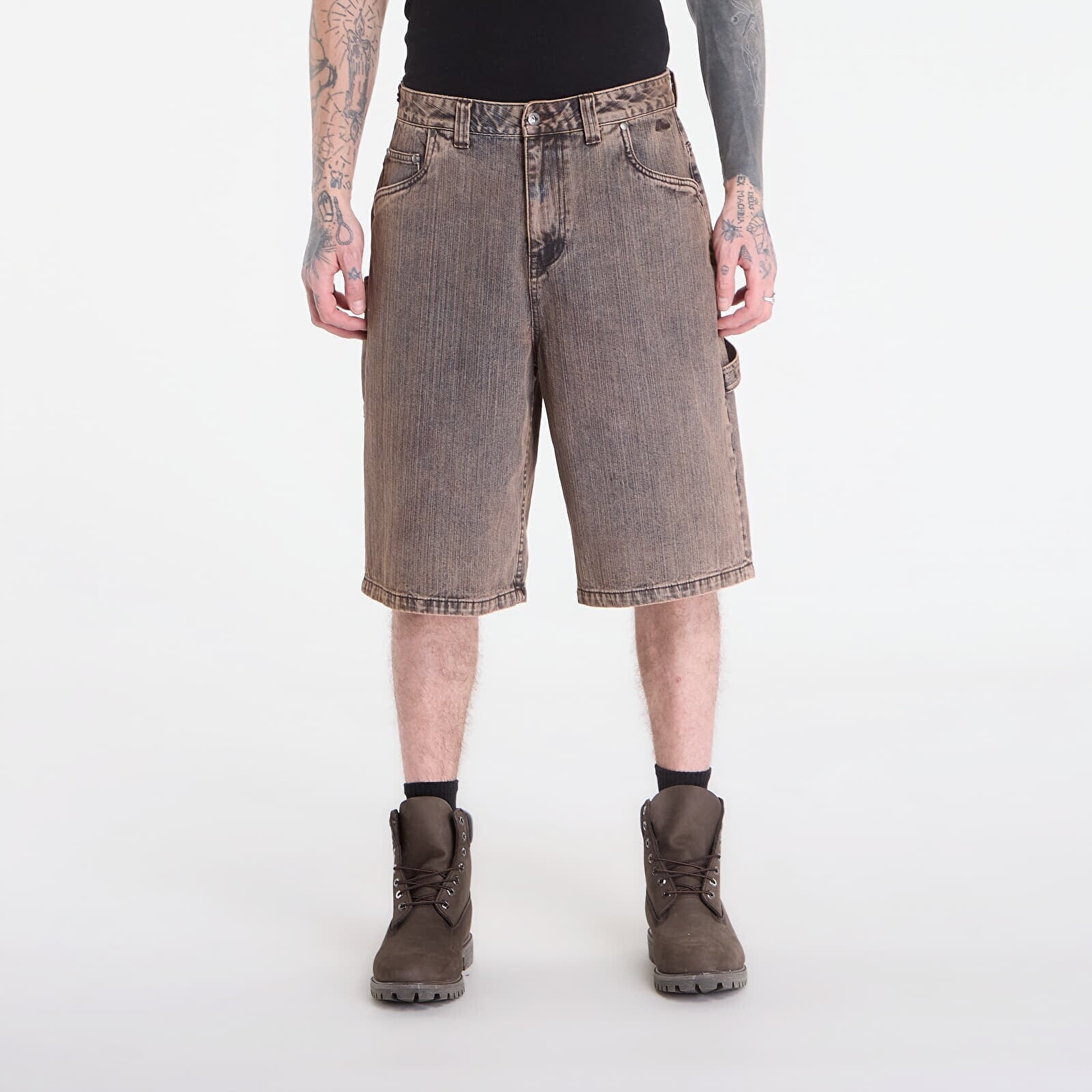 DIME Classic Denim Shorts Premium Brown 36