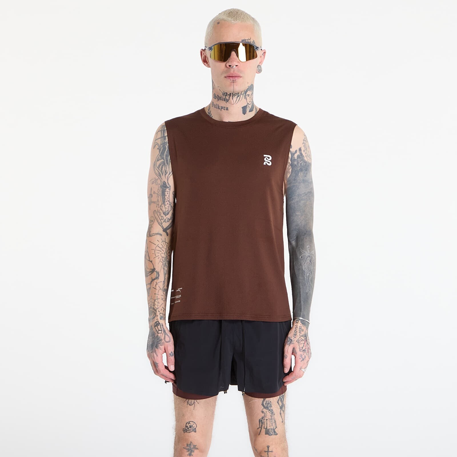 Tank top BANDIT Men's Micromesh™ Run Tank Cacao S