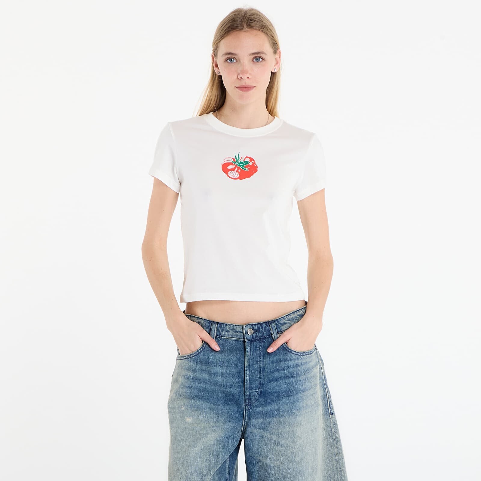 T-shirt Nike Sportswear Chill Knit Women's Slim Cropped T-Shirt Sail XS