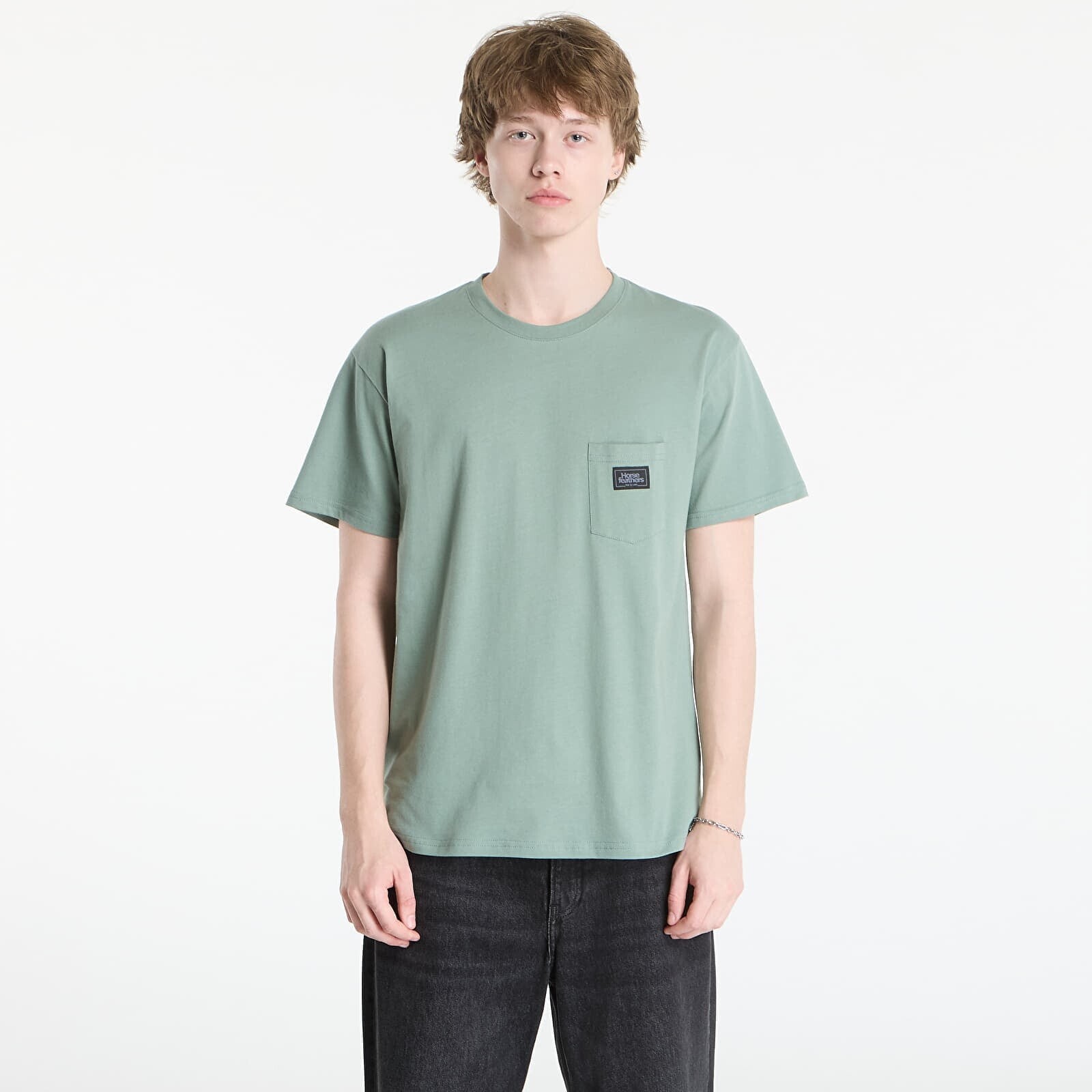 T-shirt Horsefeathers Alpha T-Shirt Iceberg Green L