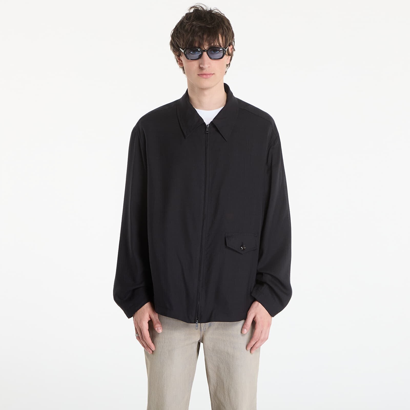 Jacket OUR LEGACY Evolved Jacket Eclipse Black Merino Voile 52