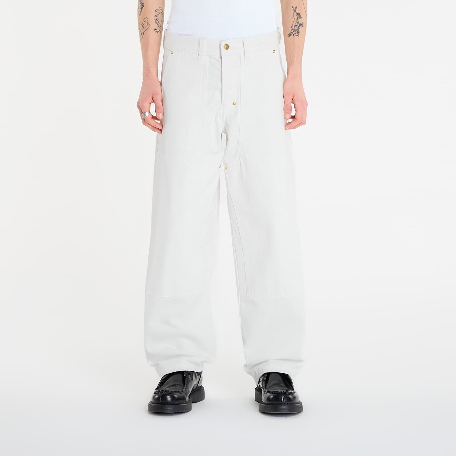 Pants Dickies Selvedge Double Knee Deni White W34/L32