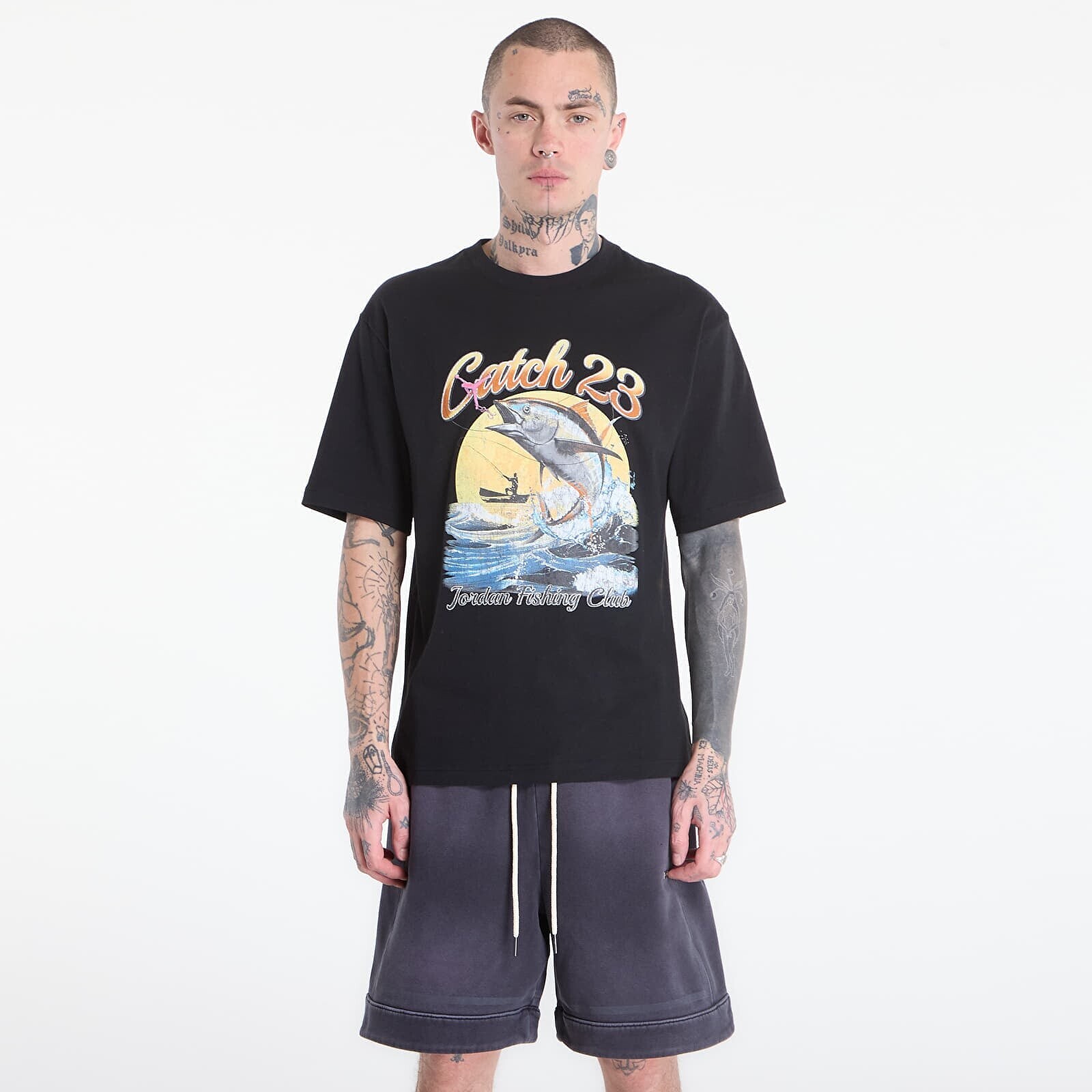 T-shirt Jordan Men's Graphic T-Shirt Black/ White XS