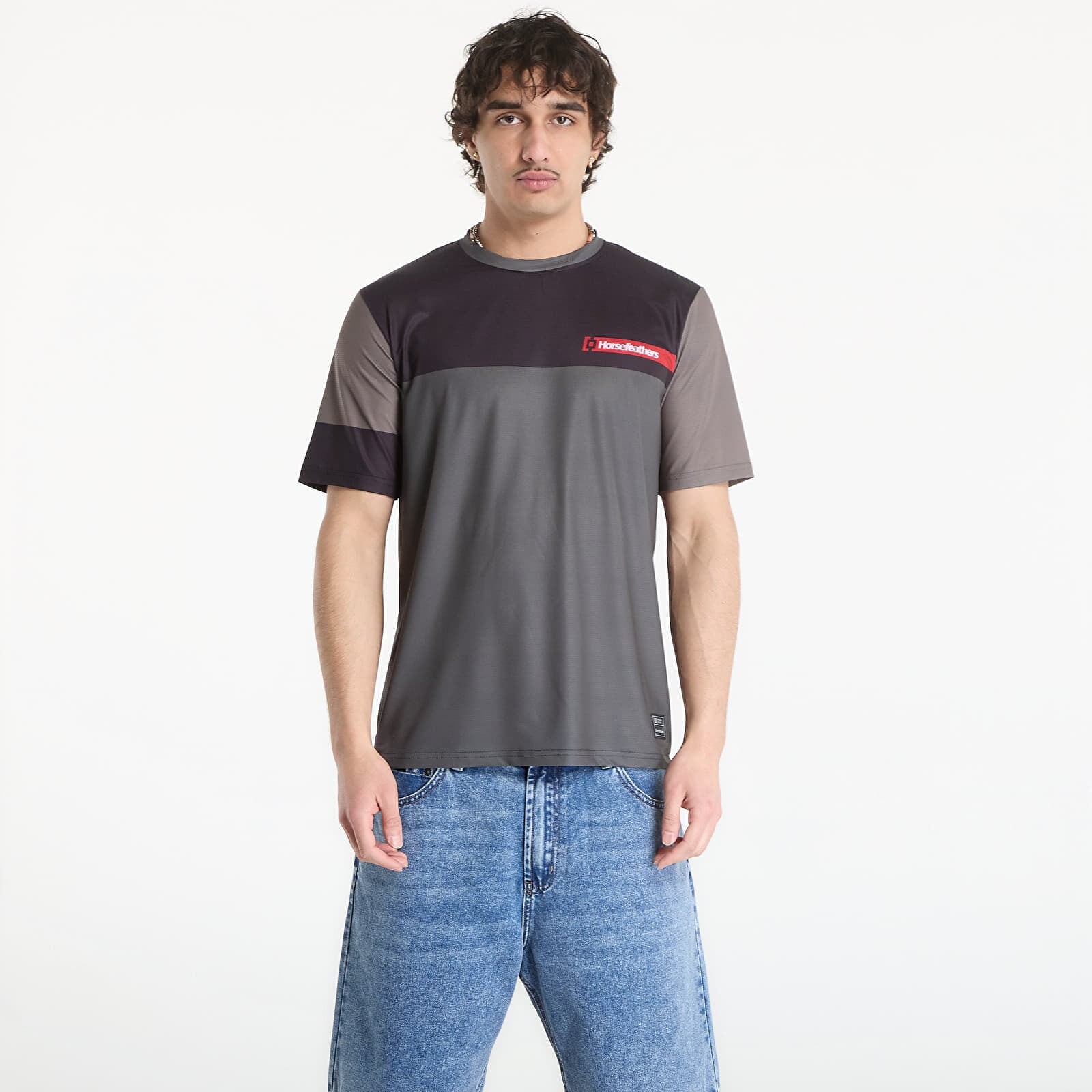 Jersey Horsefeathers Quantum Bike Jersey Chimera/ Walnut M