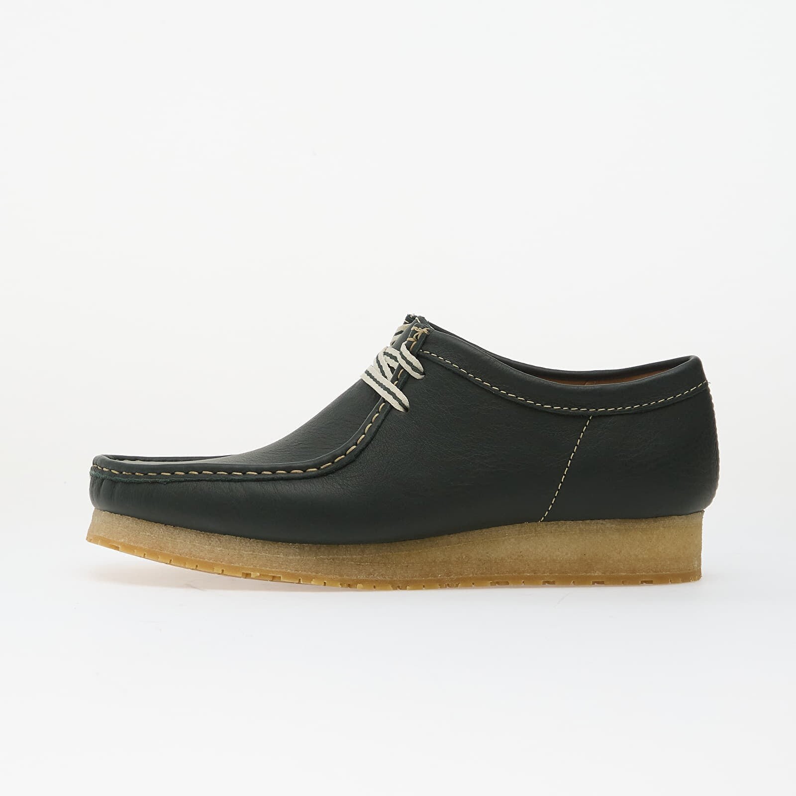 Sneakers Clarks Originals Wallabee RB Dark Green Lea UK 8