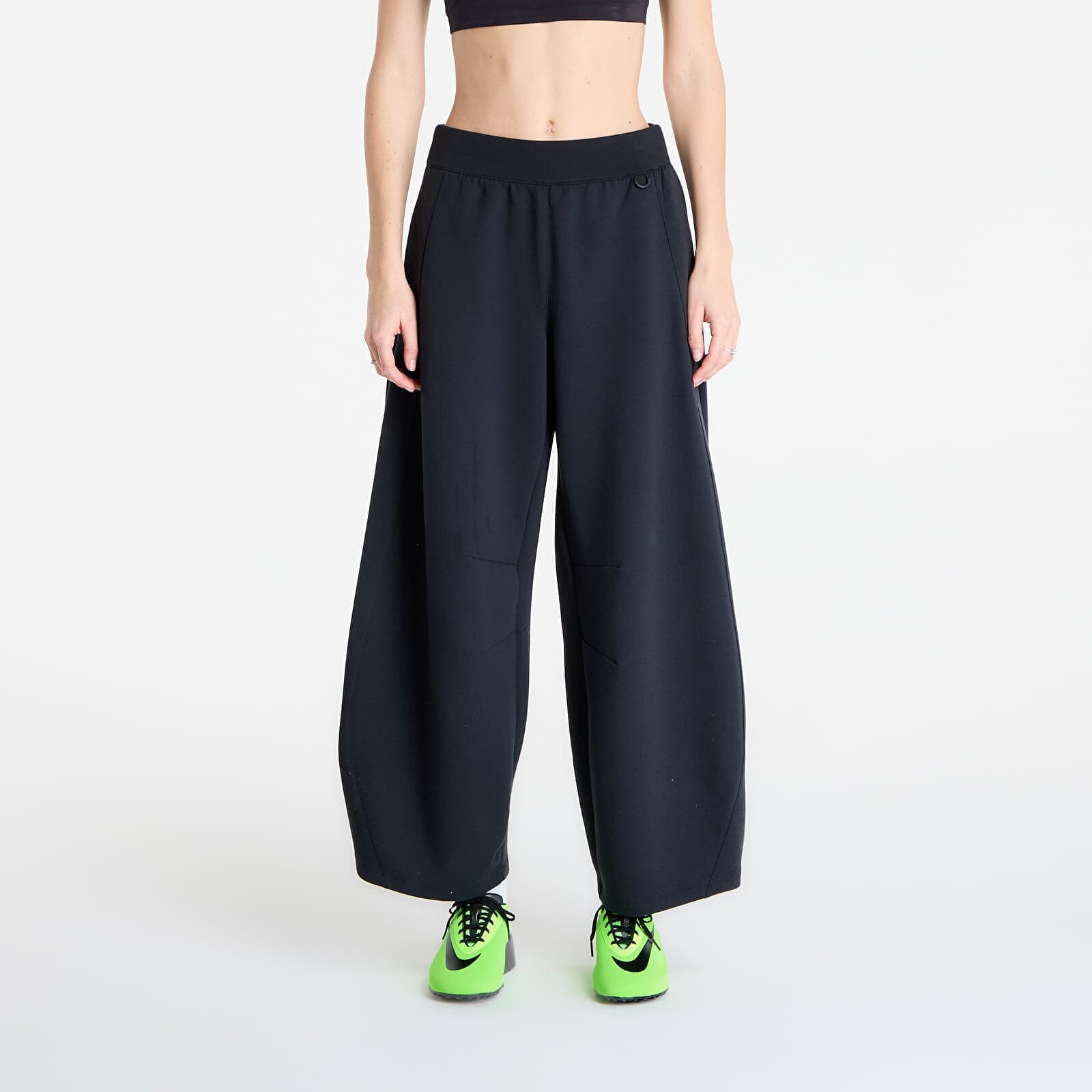 Pants Nike 24.7 ImpossiblySoft Women's High-Waisted Wide-Leg Pants Black/ Black/ Dk Smoke Grey XL