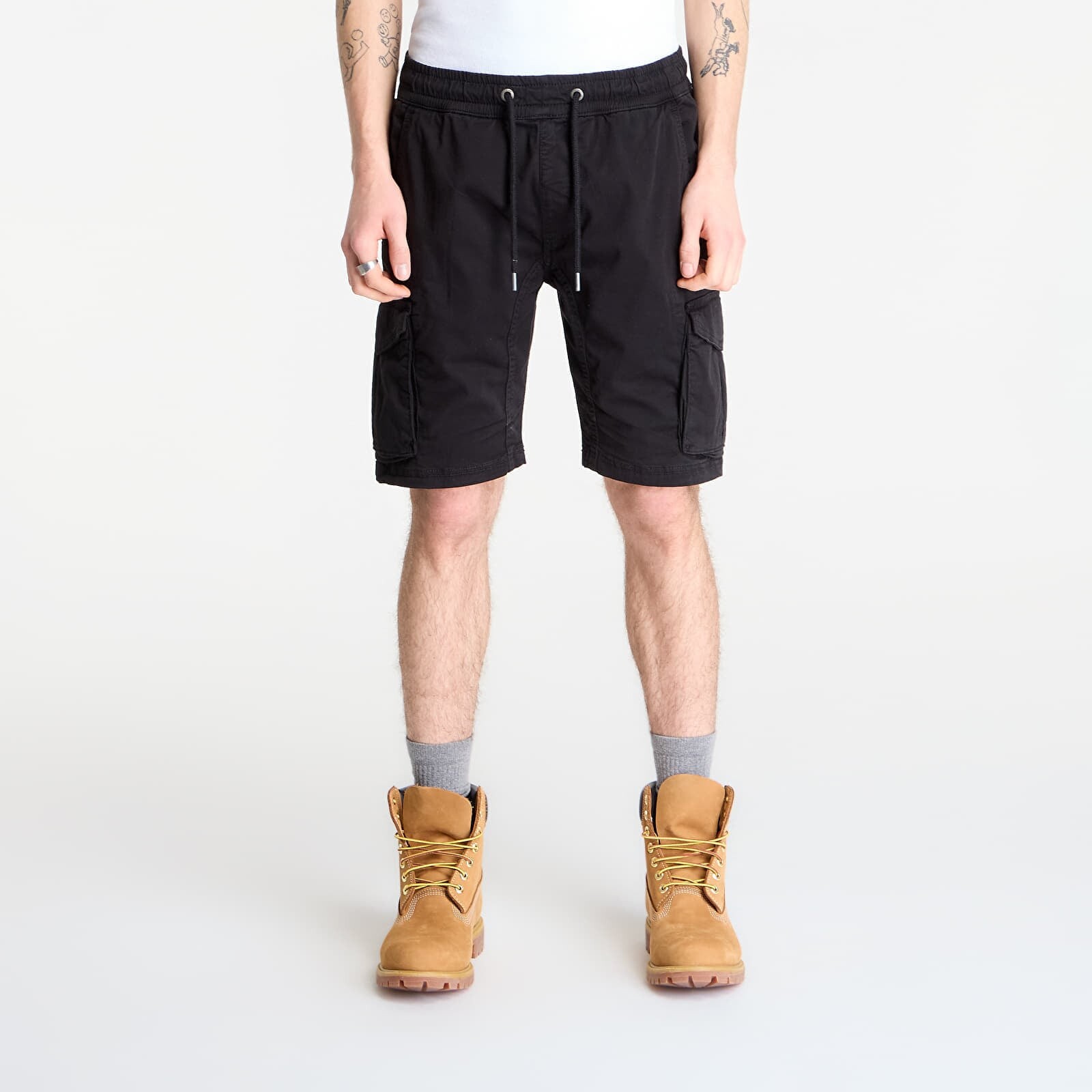 Alpha Industries Cotton Twill Jogger Short Black XL
