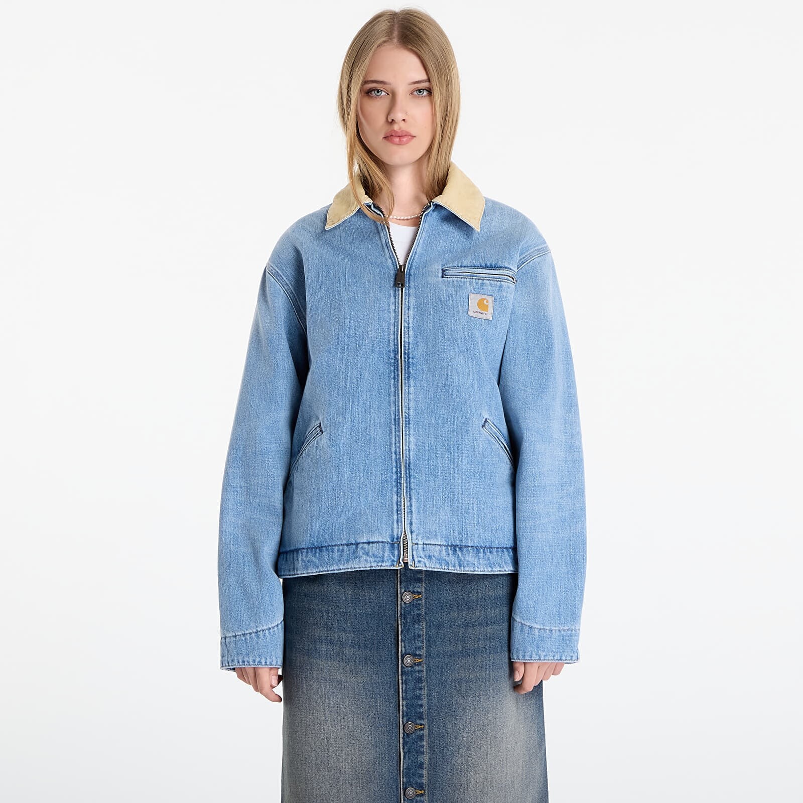 Jacket Carhartt WIP OG Detroit Jacket UNISEX Blue/ Dusty H Brown S