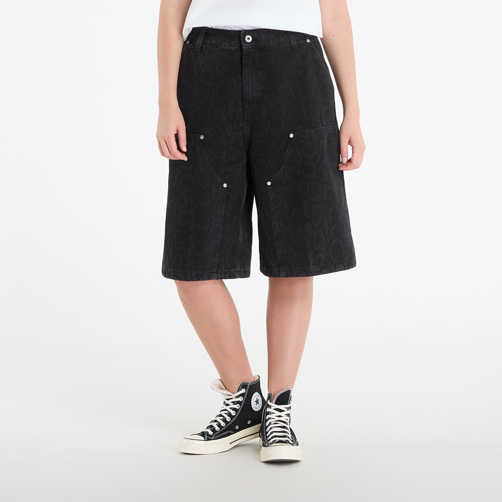 Shorts Carhartt WIP W' Snake Nixon Double Knee Short Snake Camo/ Black XS