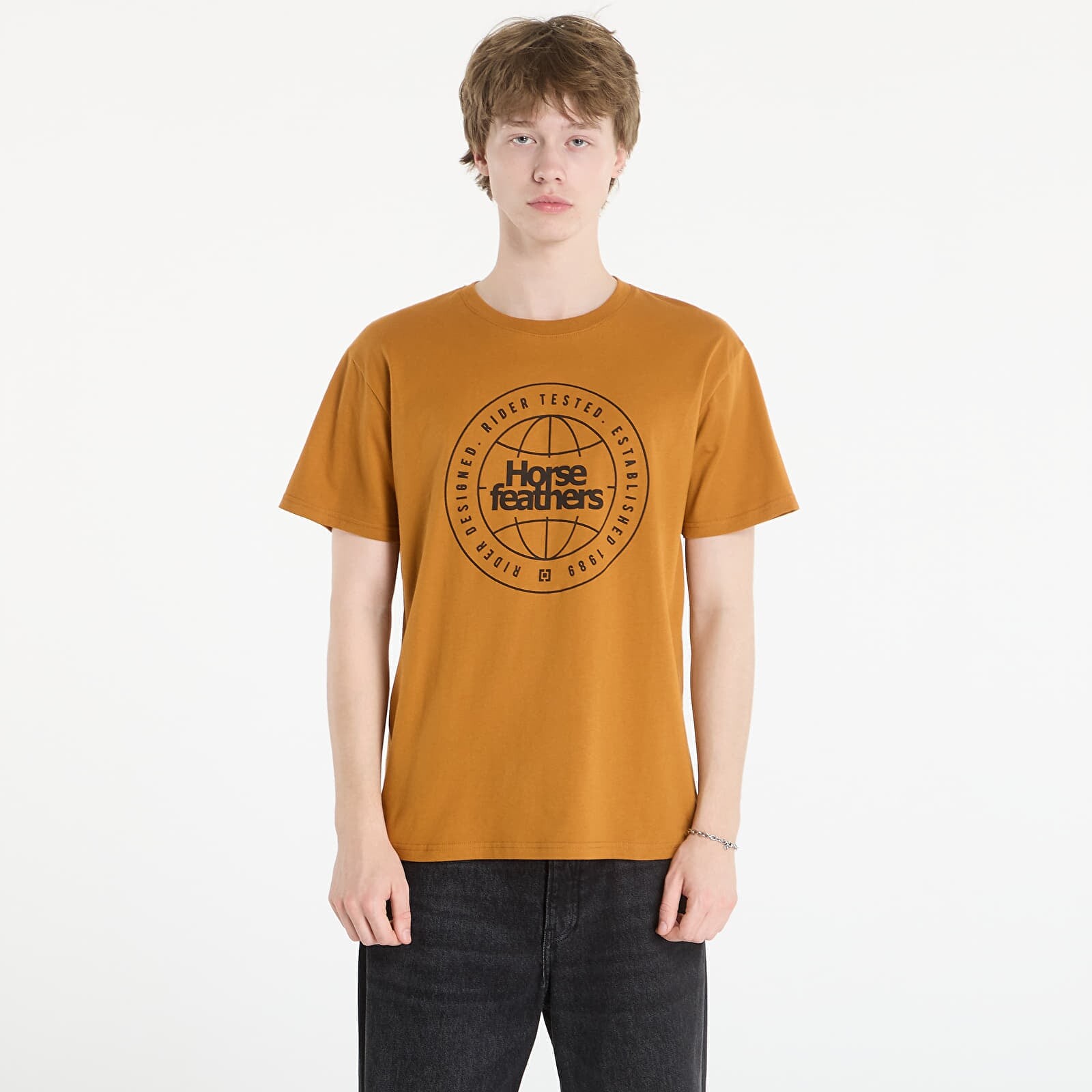 T-shirt Horsefeathers Global T-Shirt Pumpkin L