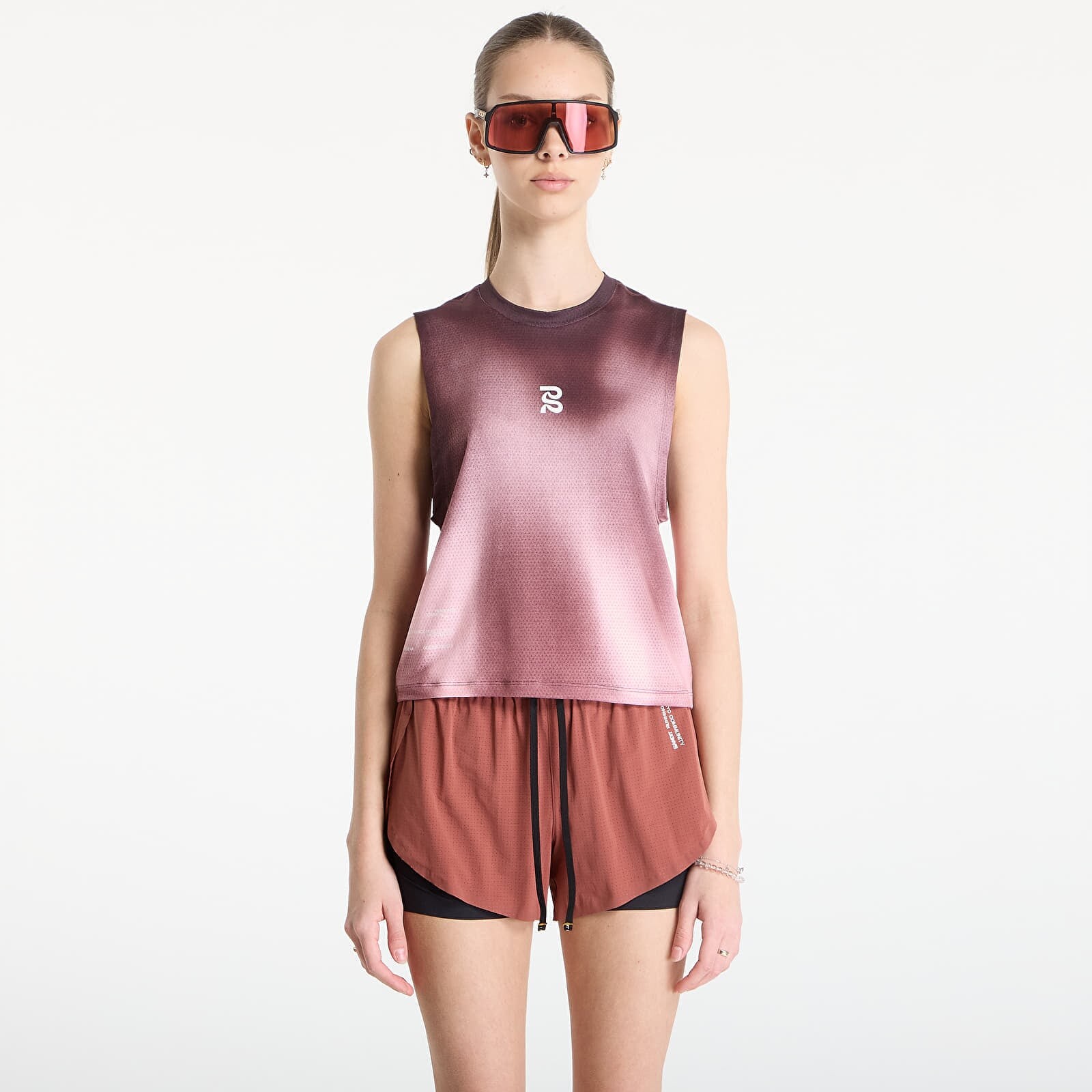 Tank top BANDIT Women's Micromesh™ Run Tank Flow State Mahogany Multi S