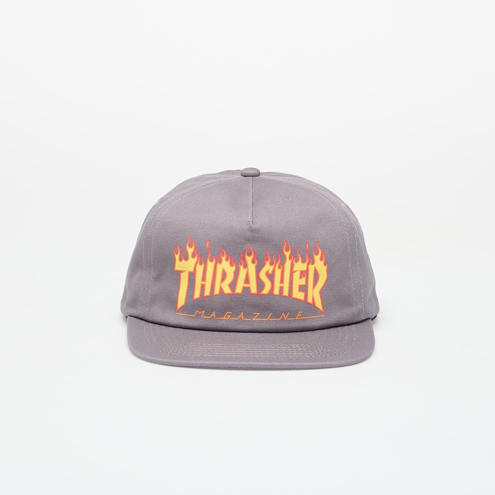Thrasher Printed Flame Snapback Grey Universal