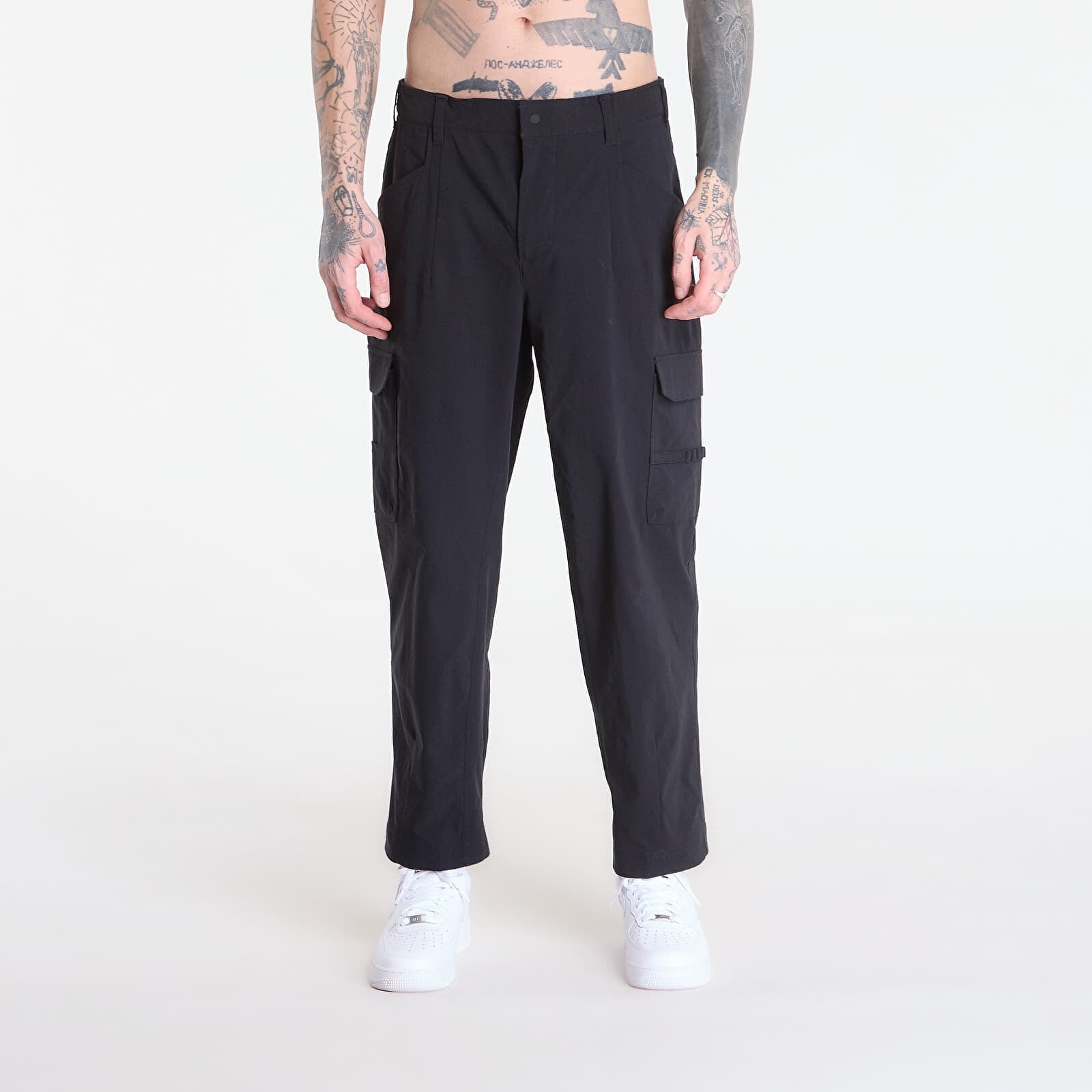 Pants Nike Fairway Fresh Men's Dri-FIT Loose Golf Pants Black/ Black/ Black M