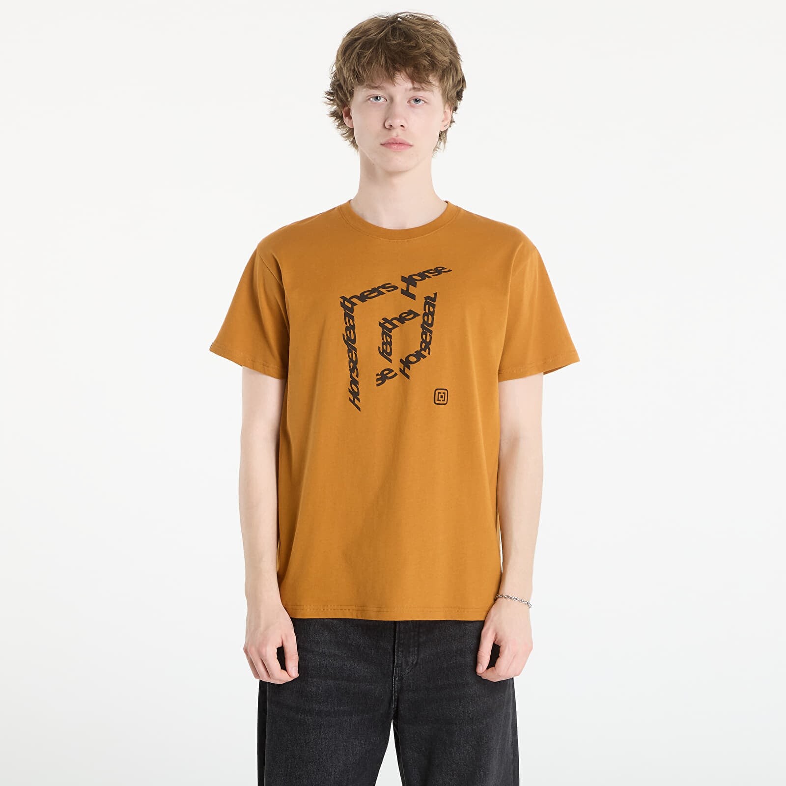 T-shirt Horsefeathers Cube T-Shirt Pumpkin L