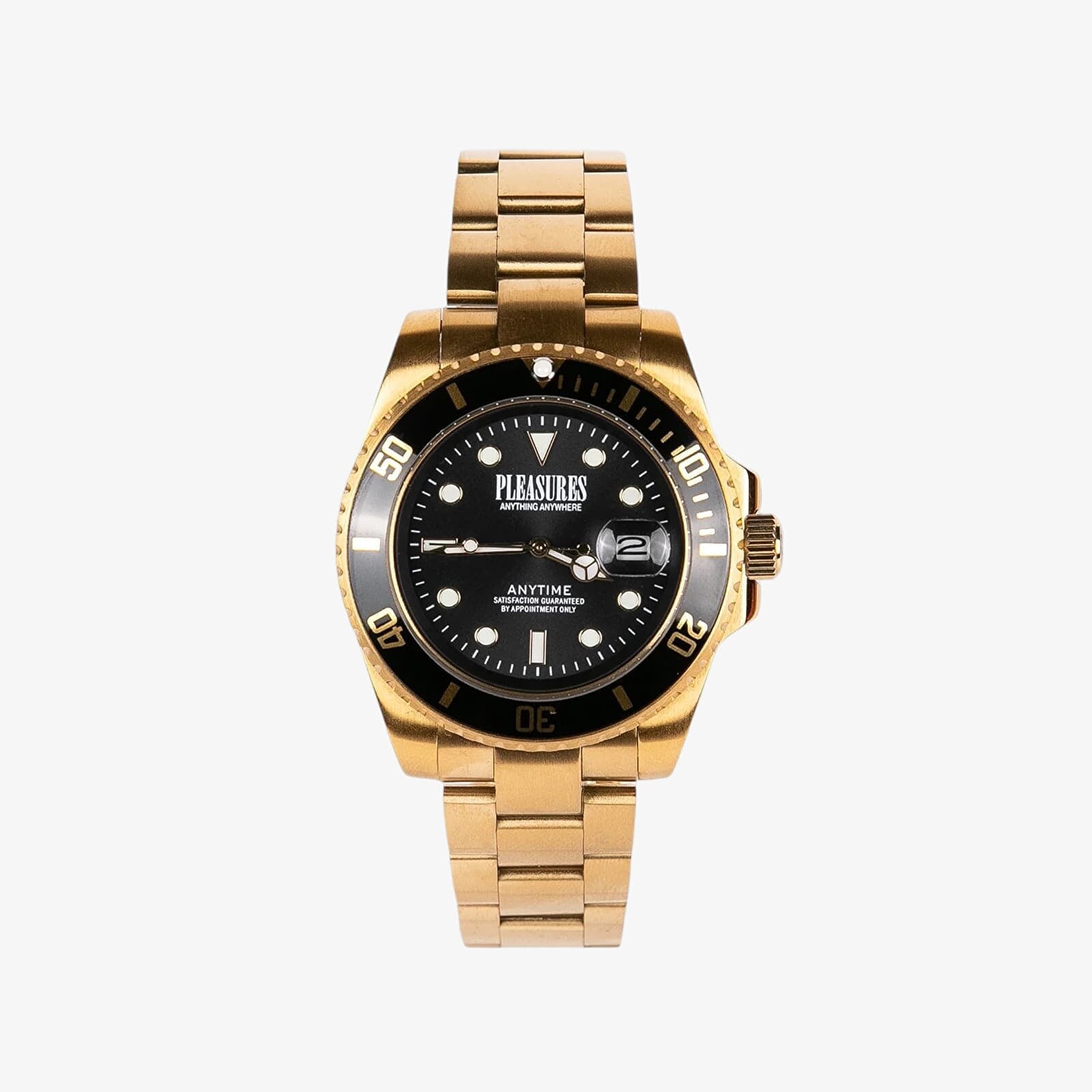 Watch PLEASURES Anytime Watch Gold/Black Gold/ Black Universal