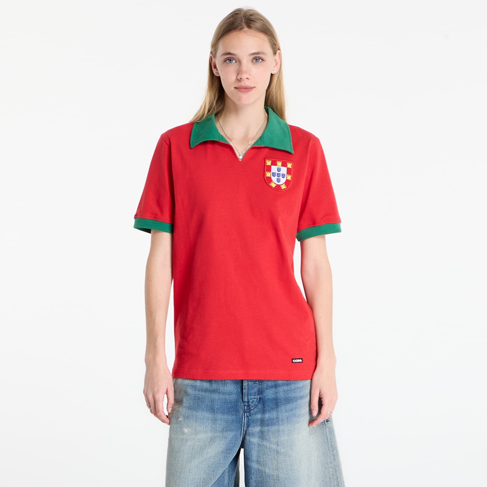 COPA Portugal 1972 Retro Football Shirt UNISEX Red M