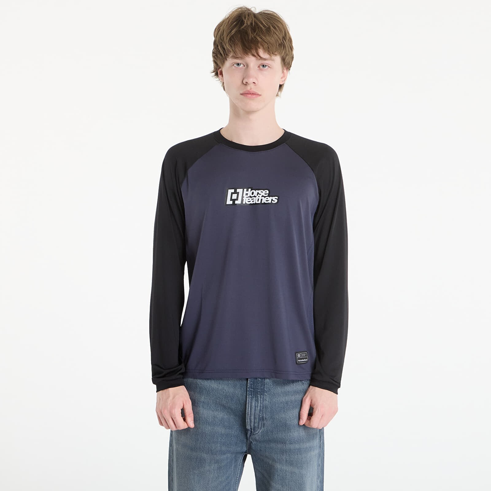 Jersey Horsefeathers Spike Ls Bike Jersey Indigo/ Black L