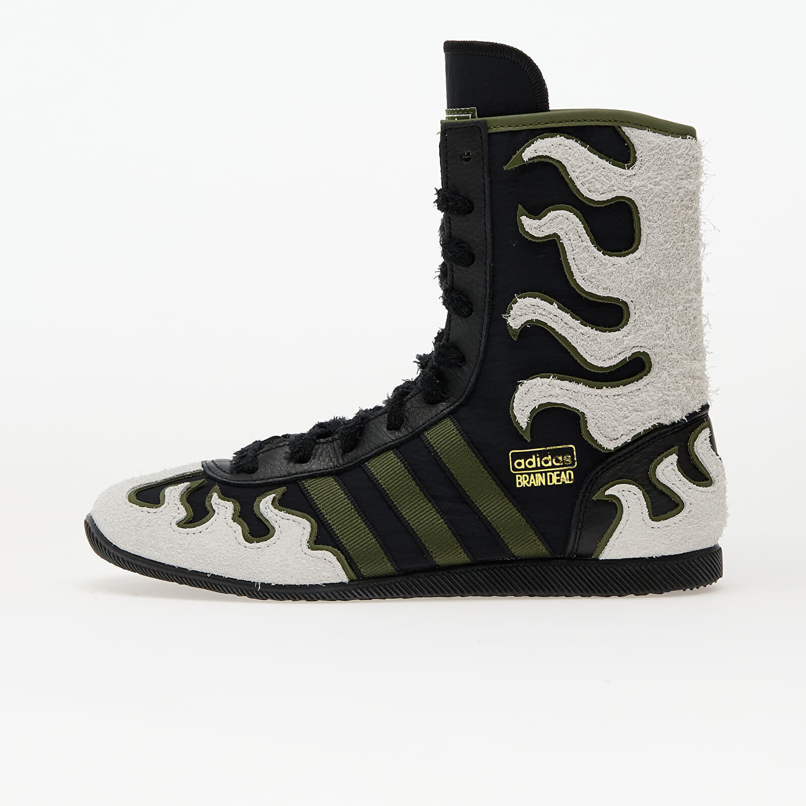 Sneakers adidas Japan Hi Brain Dead Core Black/ Crystal White/ Gold Metallic UK 8