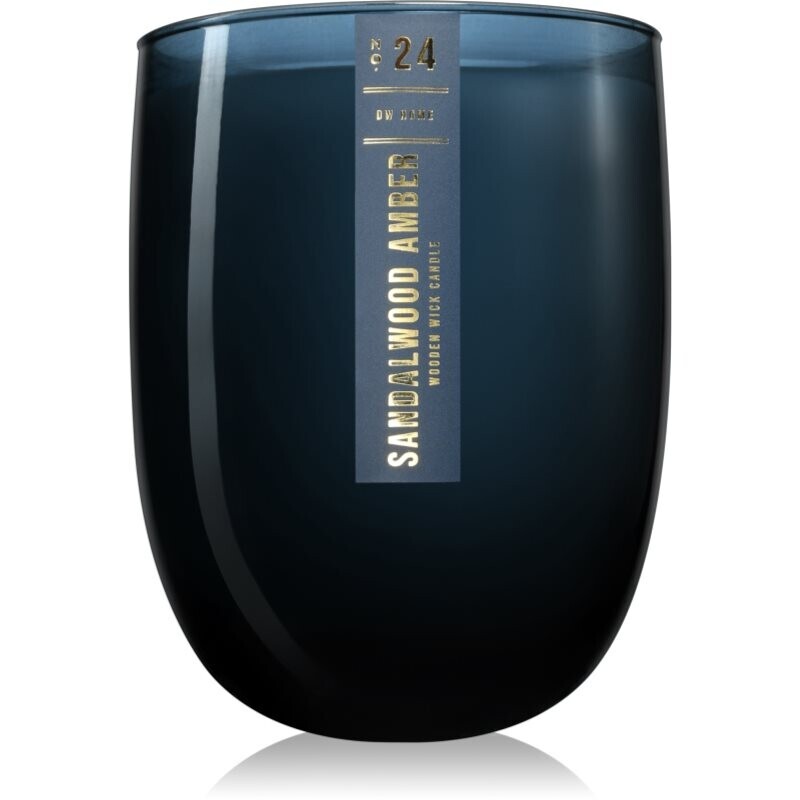 DW Home Wooden Wick Candles Sandalwood Amber scented candle 488 g