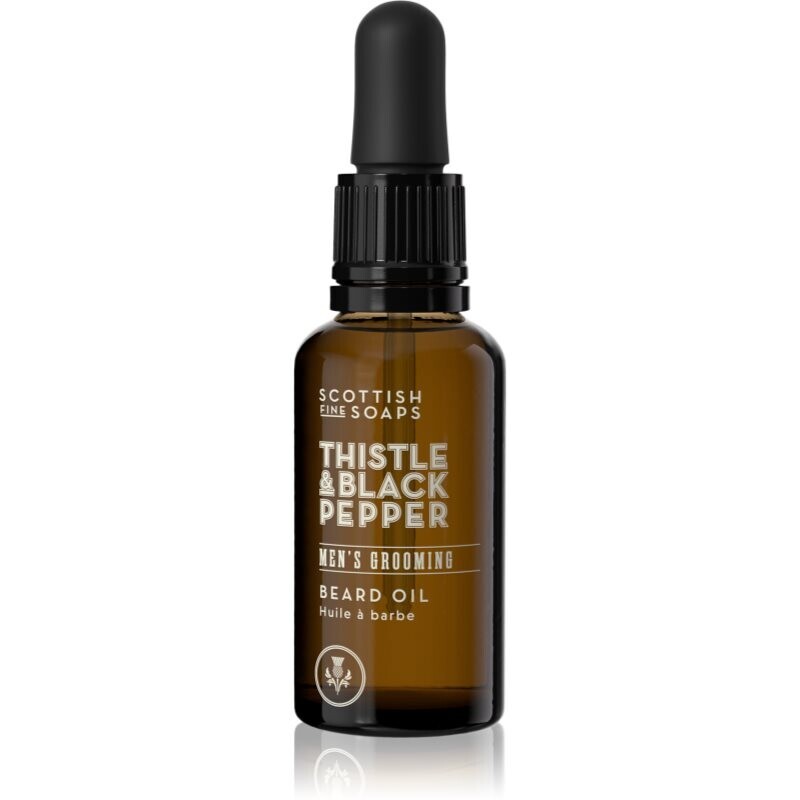 Scottish Fine Soaps Thistle & Black Pepper beard oil 30 ml