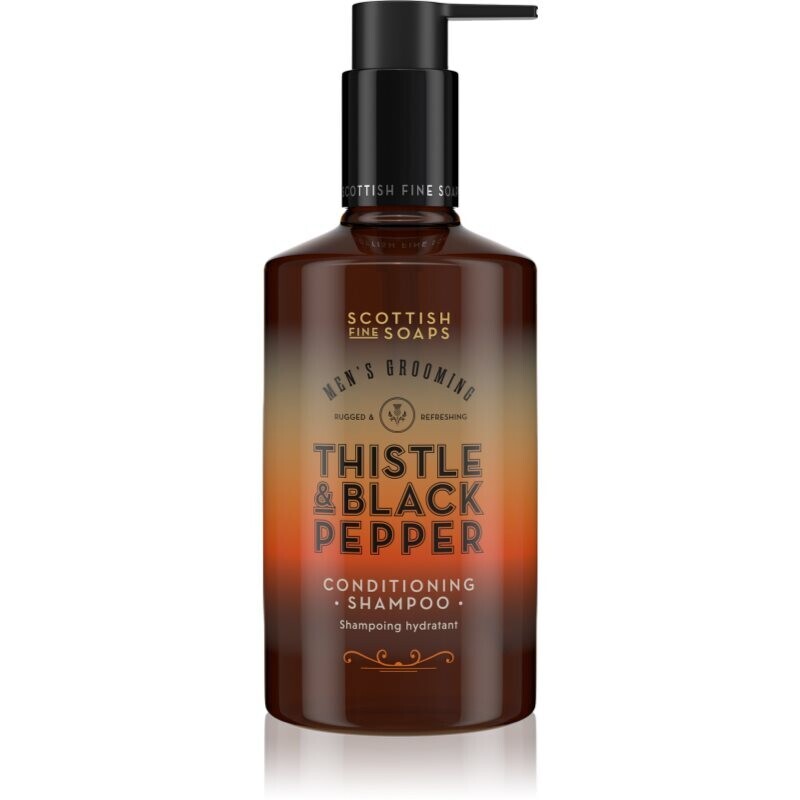 Scottish Fine Soaps Thistle & Black Pepper shampoo for men 300 ml