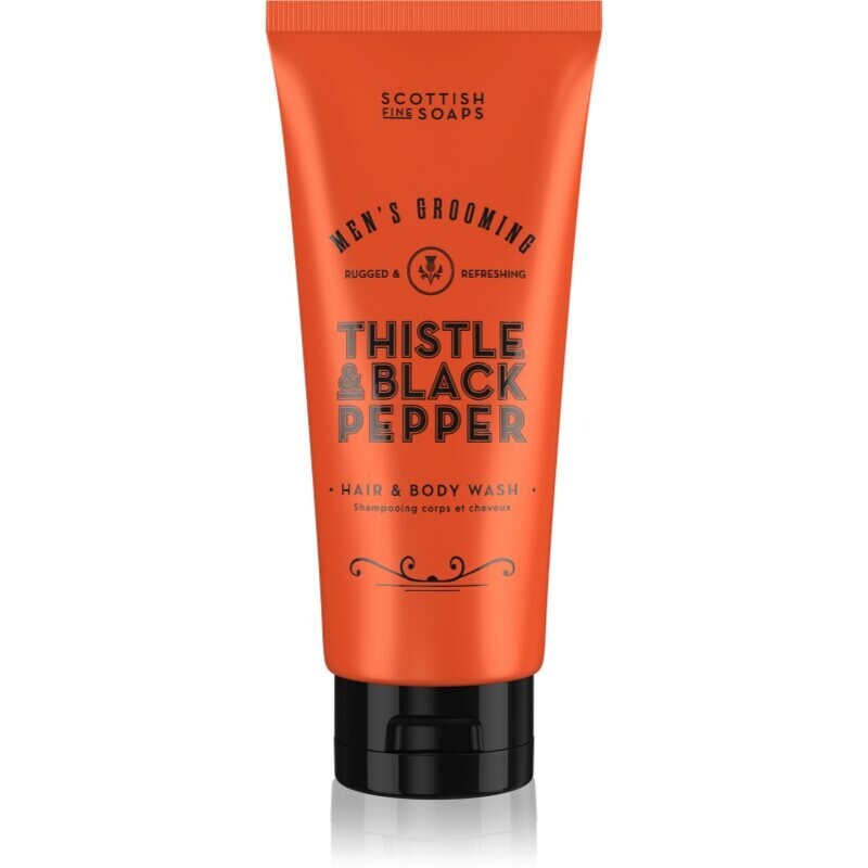 Scottish Fine Soaps Thistle & Black Pepper shower gel for men 200 ml