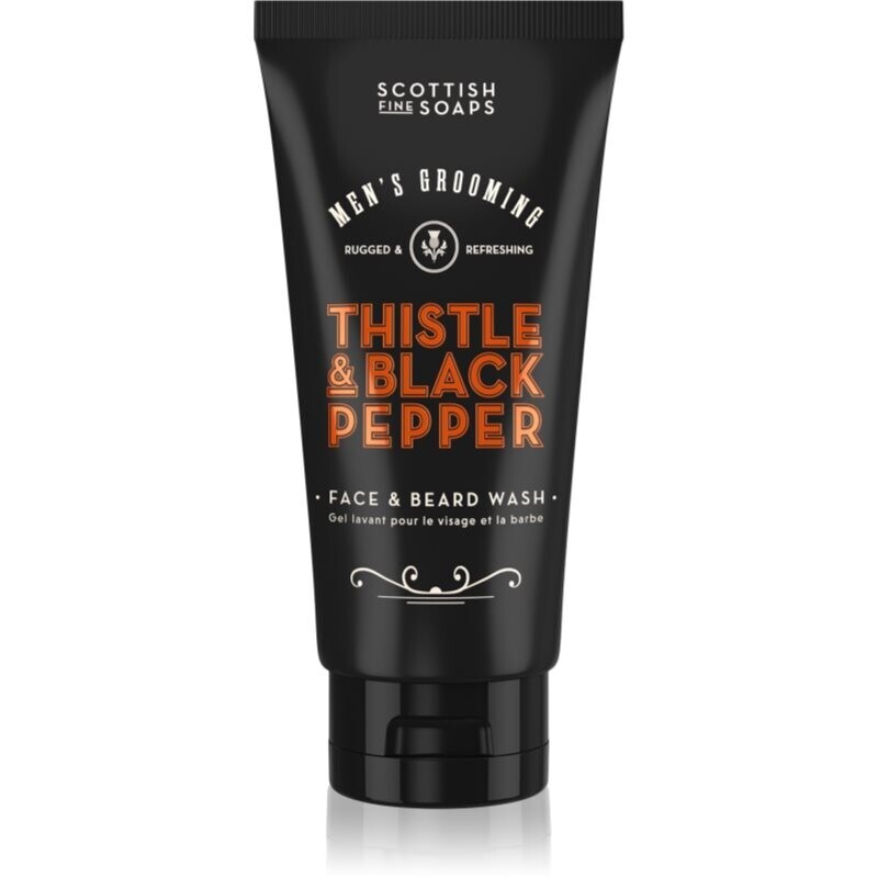 Scottish Fine Soaps Thistle & Black Pepper wash gel for face and beard 150 ml