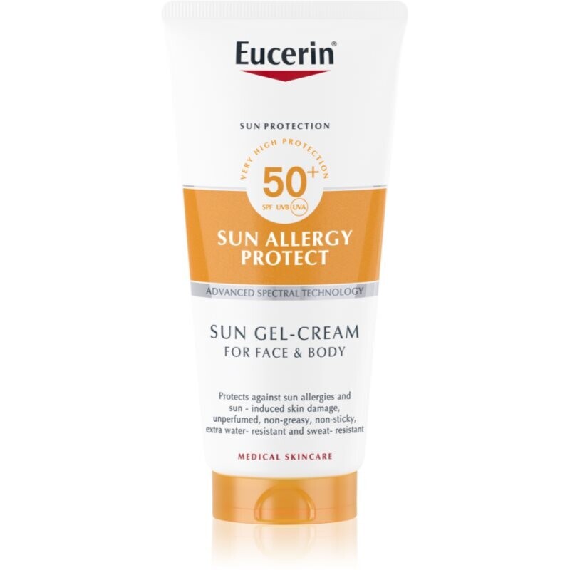 Eucerin Sun Allergy Protect protective gel cream for face and body SPF 50+ 200 ml