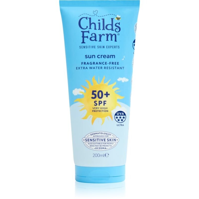 Childs Farm Suncare Sun Cream sunscreen SPF 50+ fragrance-free 200 ml