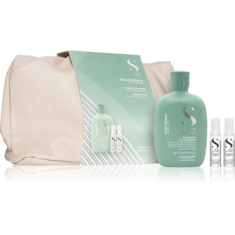 Alfaparf Milano Semi Di Lino Scalp Renew Kit gift set for fine or thinning hair