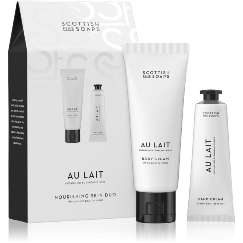Scottish Fine Soaps Au Lait gift set for hands