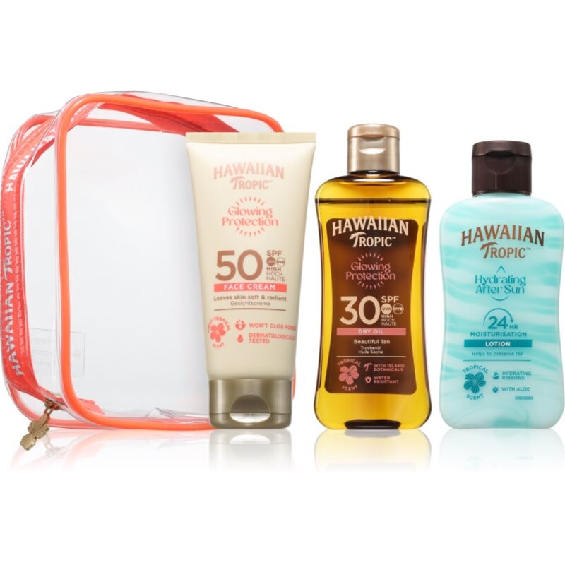 Hawaiian Tropic Mini Trio travel size for tanning