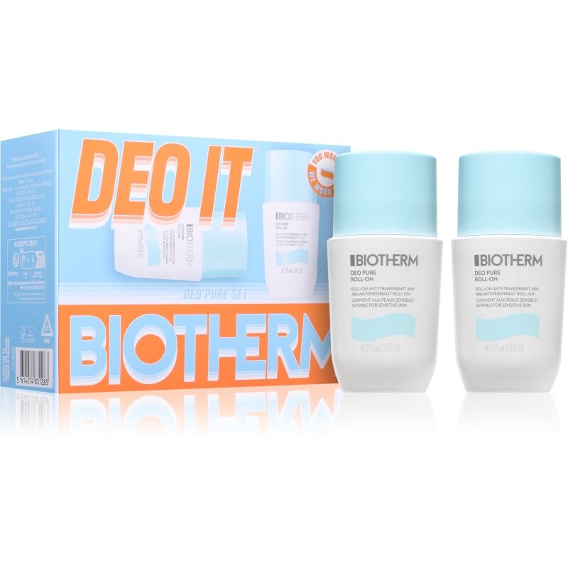 Biotherm Deo Pure Roll-on gift set for women 2 pc