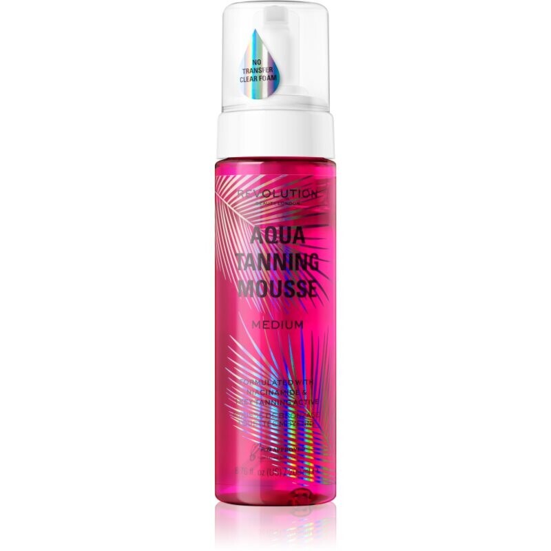 Revolution Beauty Tanning Aqua Mousse self-tanning mousse shade Medium 200 ml
