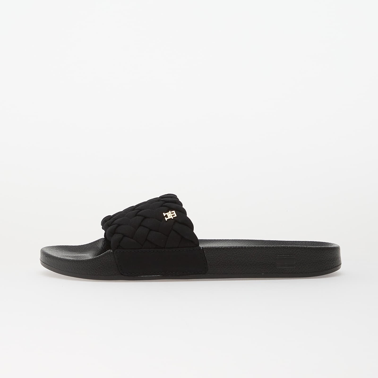 Sneakers Tommy Hilfiger Braided Pool Slide Black UK 7
