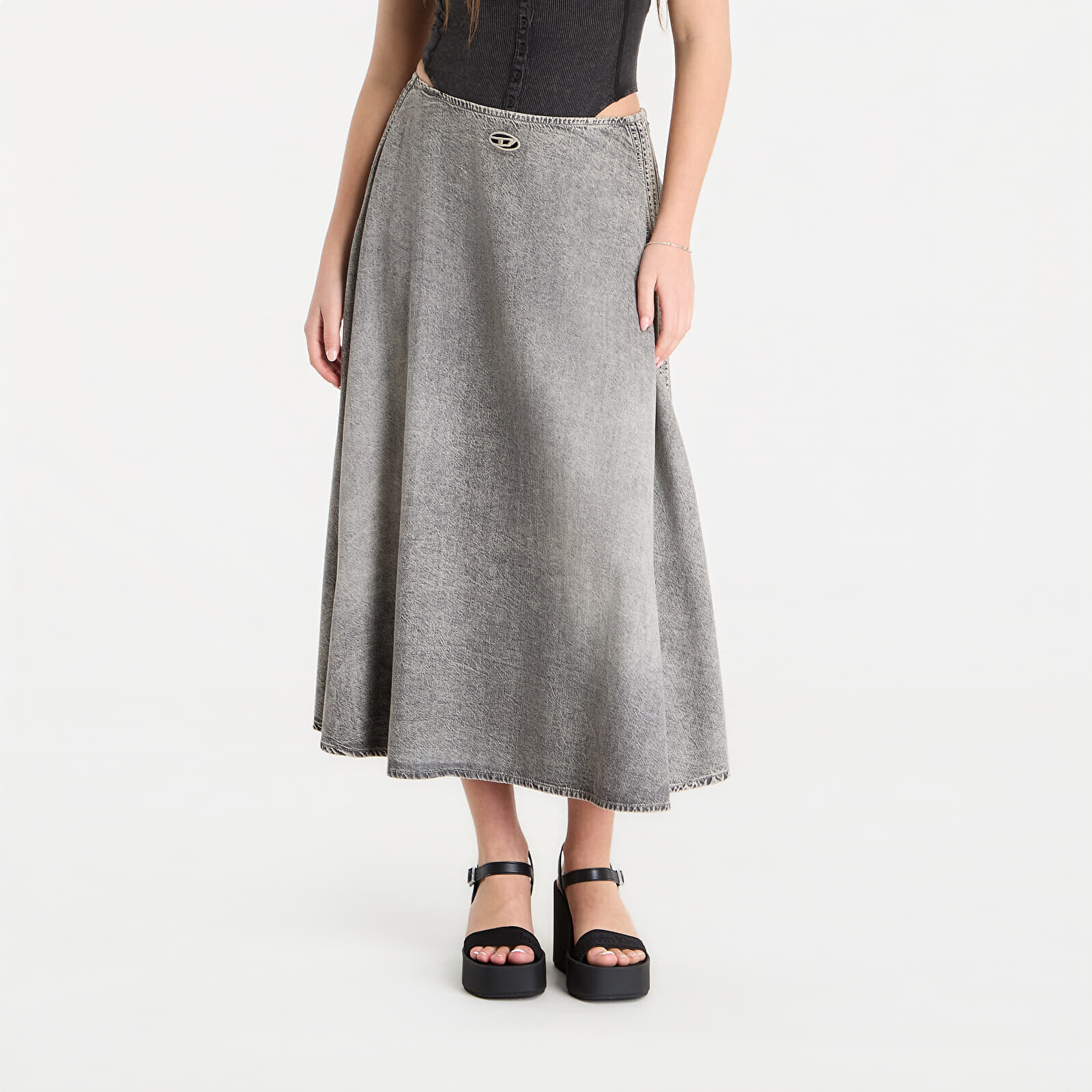 Diesel De-Annie-S2 Skirt Black/ Blue 28