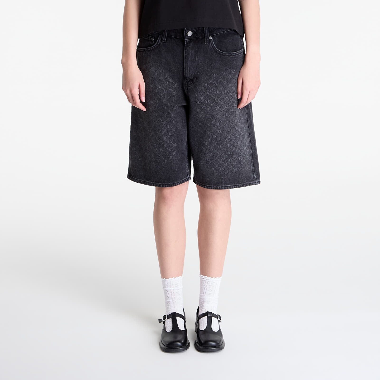 Shorts Daily Paper Laser Monogram Denim Shorts V2 Black XS