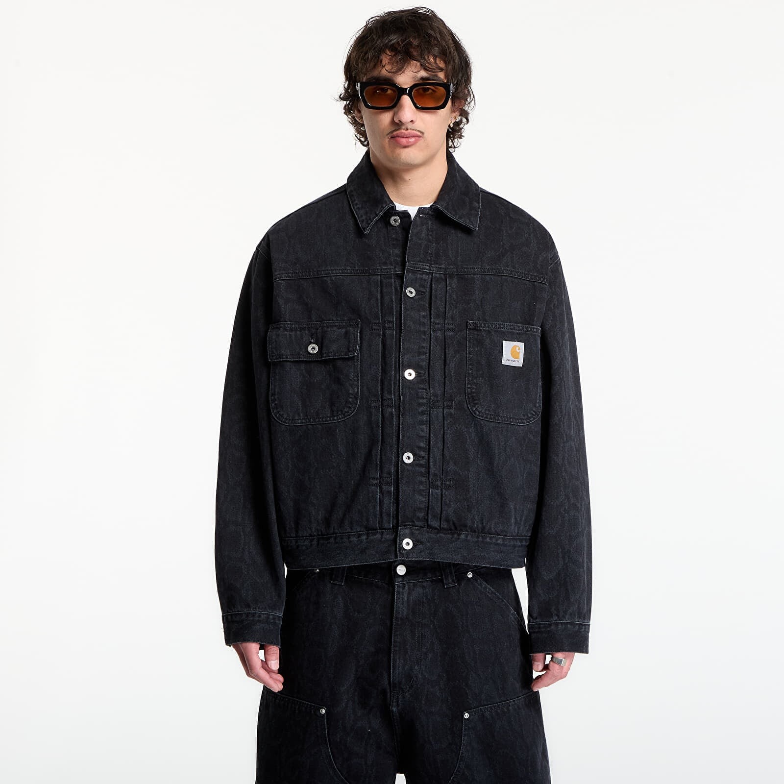 Jacket Carhartt WIP Belmar Jacket UNISEX Snake Camo/ Black L