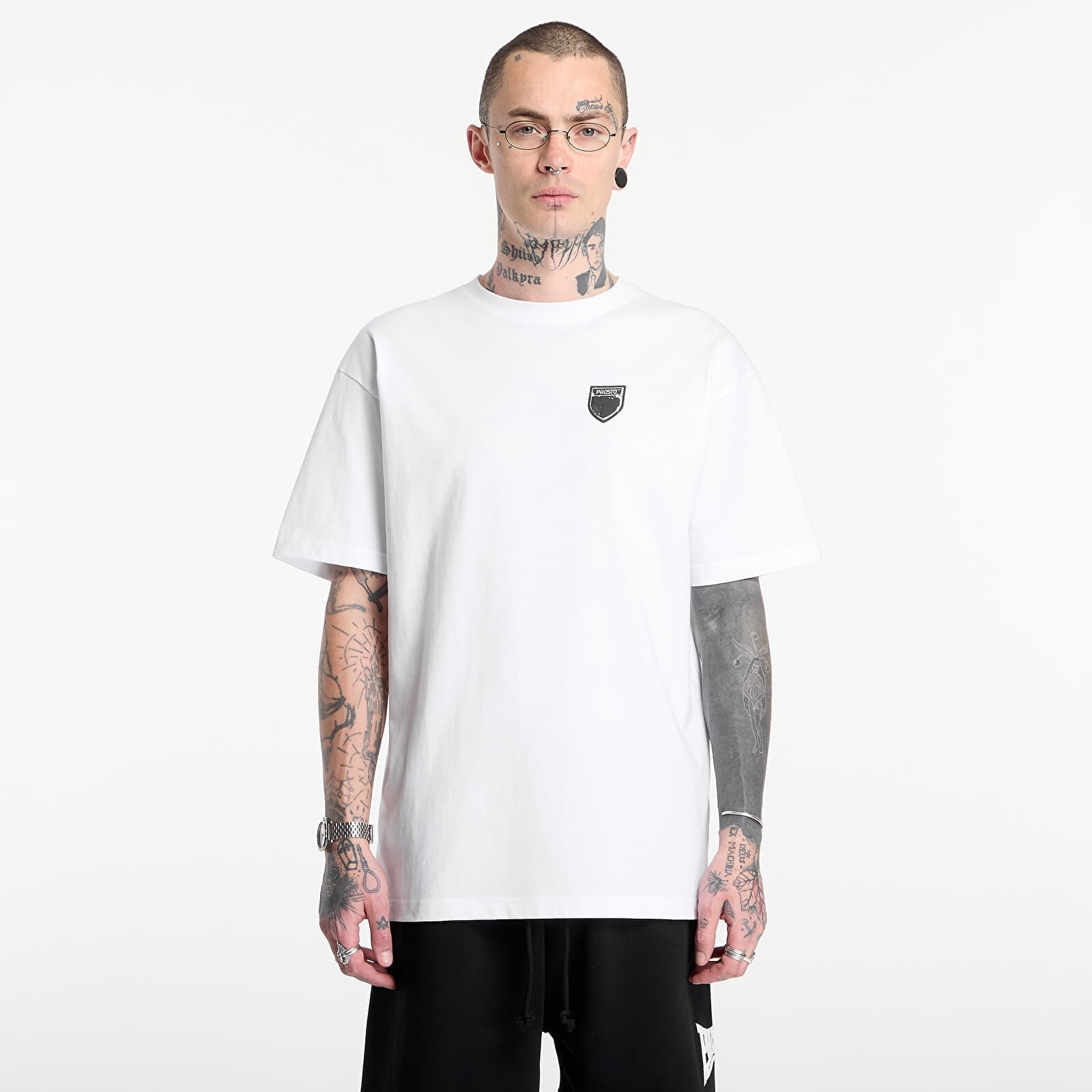 T-shirt Prosto T-shirt Splash Shield White M