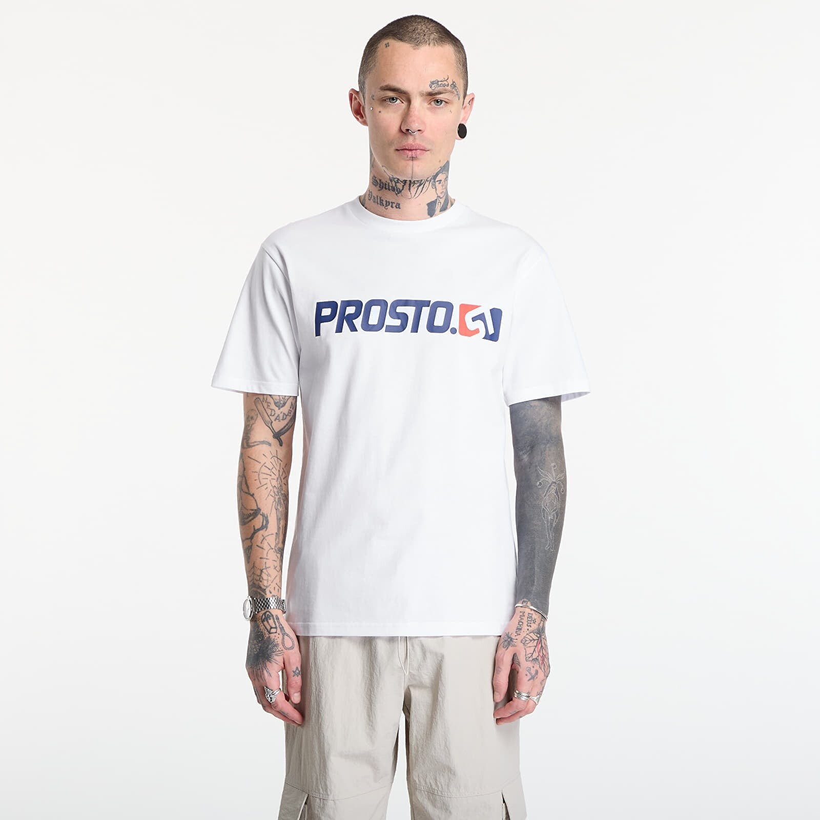 T-shirt Prosto T-shirt ST White L