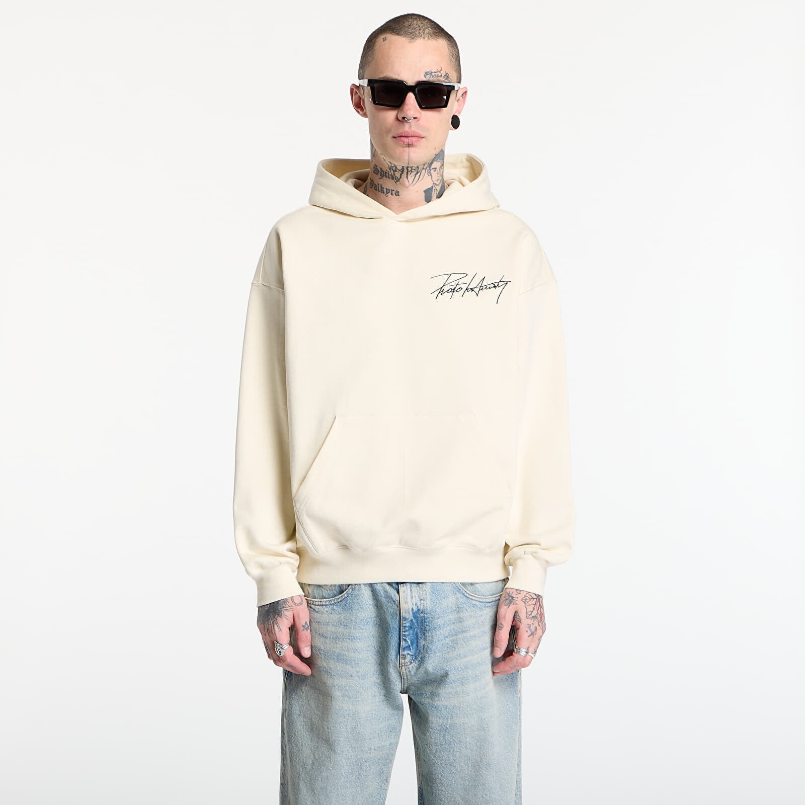 Sweatshirt Prosto Hoodie Club White M