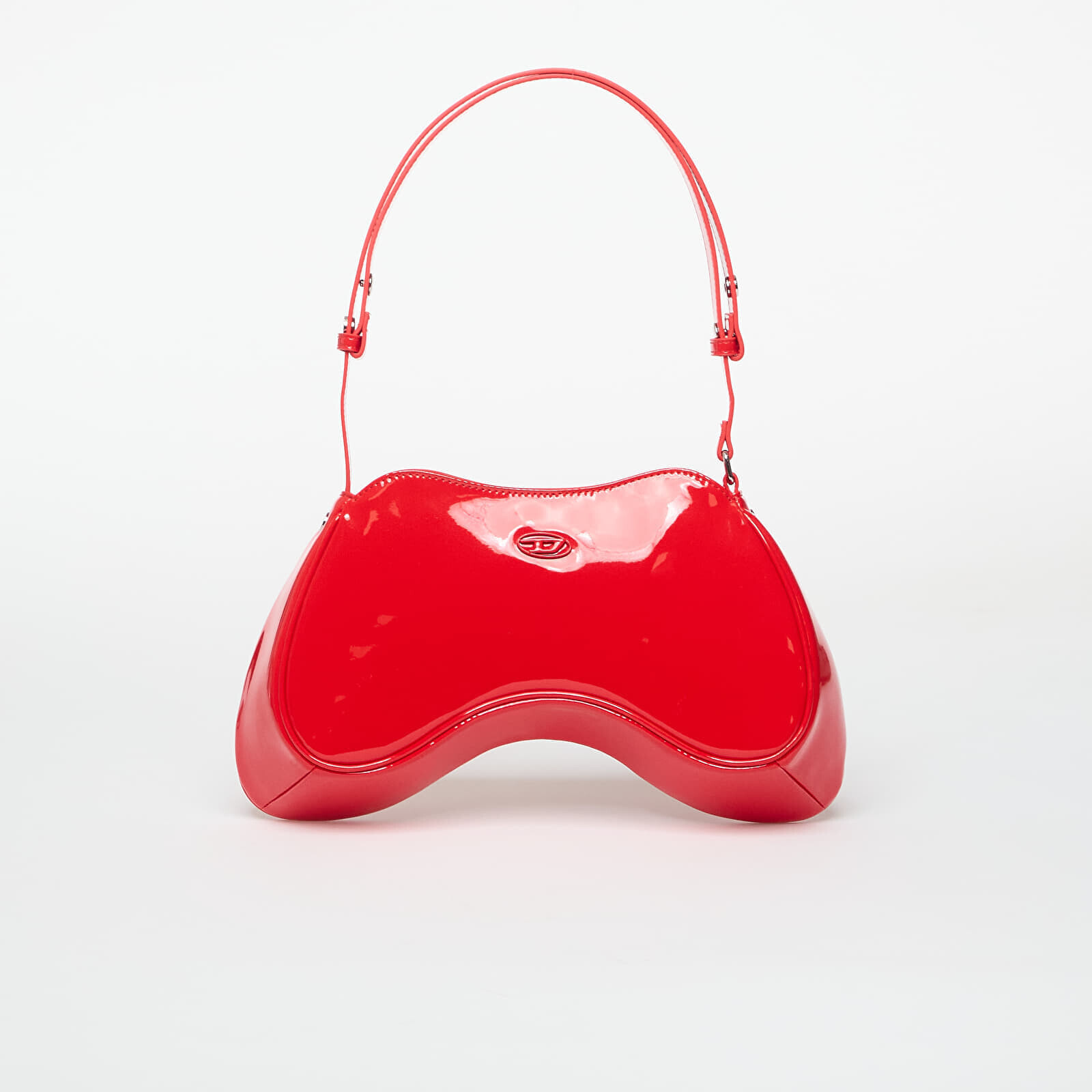 Handbag Diesel Play Shoulder Cross Bodybag Red/ Chromed Universal