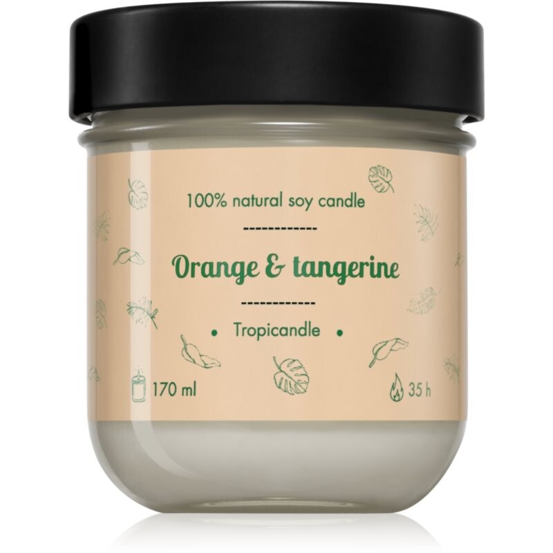 Tropicandle Orange & Tangerine scented candle 170 ml