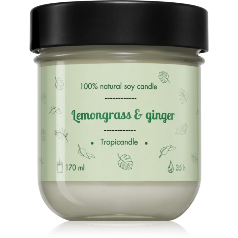 Tropicandle Lemongrass & Ginger scented candle 170 ml