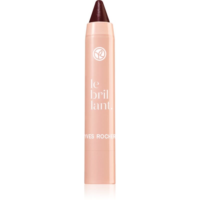 Yves Rocher Le Brillant moisturising lipstick in a pencil shade 10 Prune Tendre 2.2 g