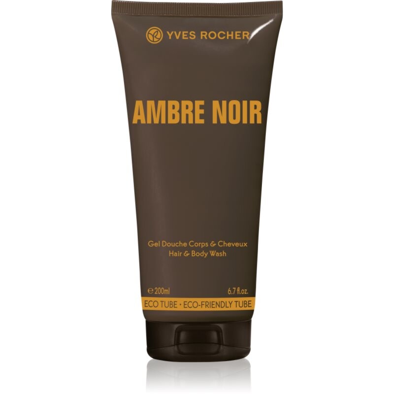 Yves Rocher Ambre Noir body and hair shower gel for men 200 ml