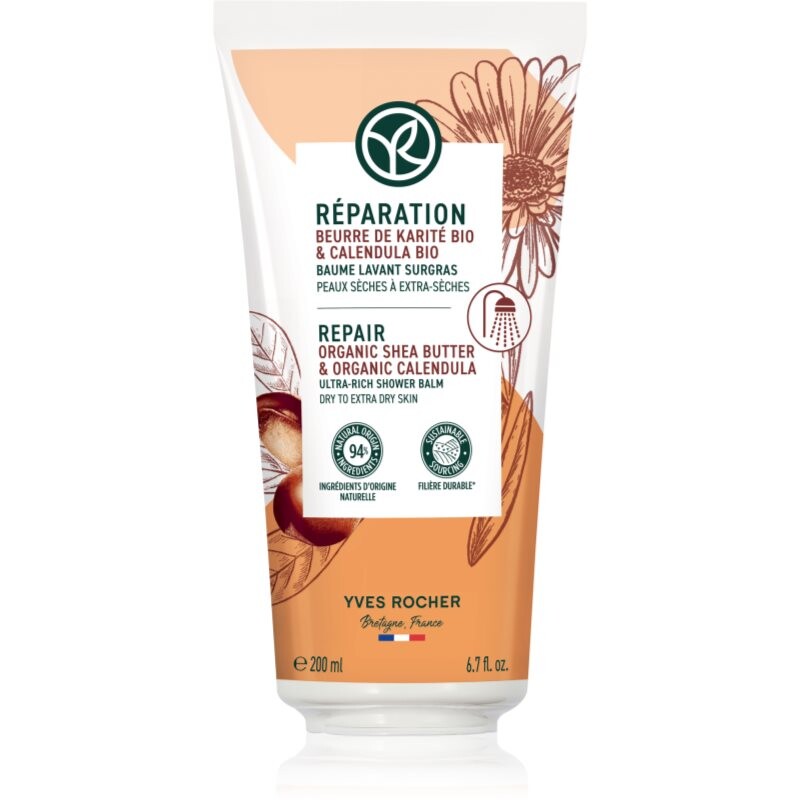 Yves Rocher Réparation shower balm for very dry skin 200 ml
